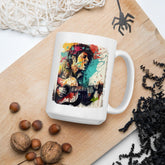 Guitar Speaks, I Listen White glossy mug - Beyond T-shirts
